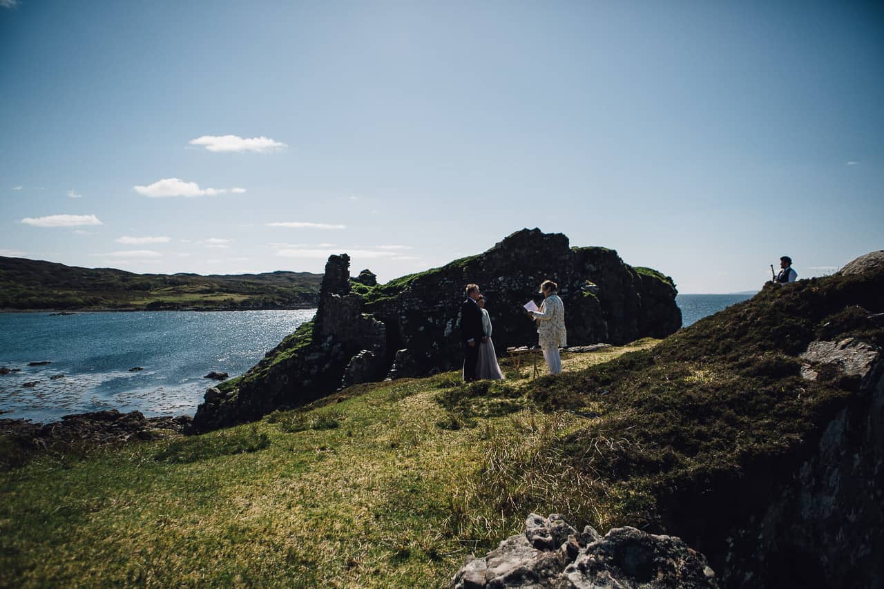 Wedding photography Cuillin ridge Dunscaith Isle of Skye