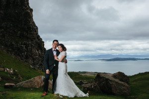 Asian Pre wedding photography, Isle of Skye, Scotland, Old Man of Storr ,Eilean Donan Castle