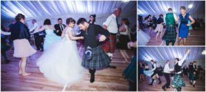 Bride and groom first dance Dornie Hall Eilean Donan Skye wedding