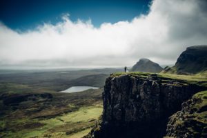 Isle of Skye elopement bride and groom