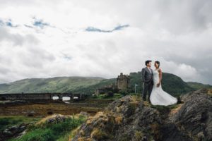 Isle of Skye elopement bride and groom