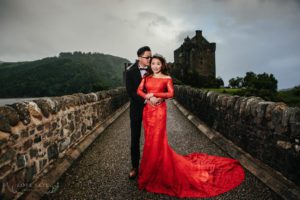 Isle of Skye elopement bride and groom