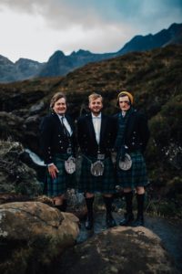 Fairy Pools and Slighachan elopement vow renewal Isle of Skye