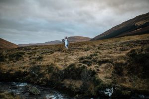 Fairy Pools and Slighachan elopement vow renewal Isle of Skye