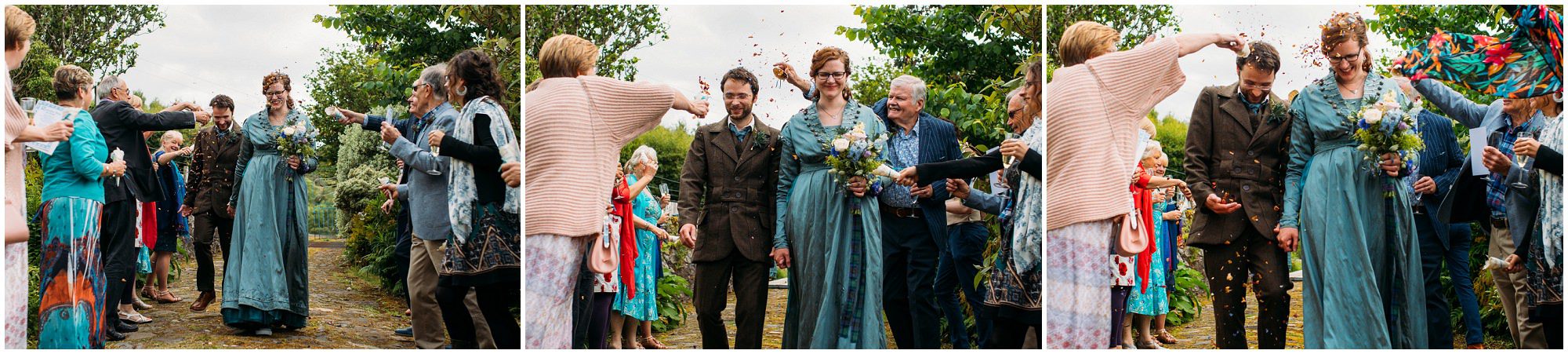 Isle of Skye Beach wedding photography, Morris dancer wedding, musicians wedding, elopement Isle of Skye