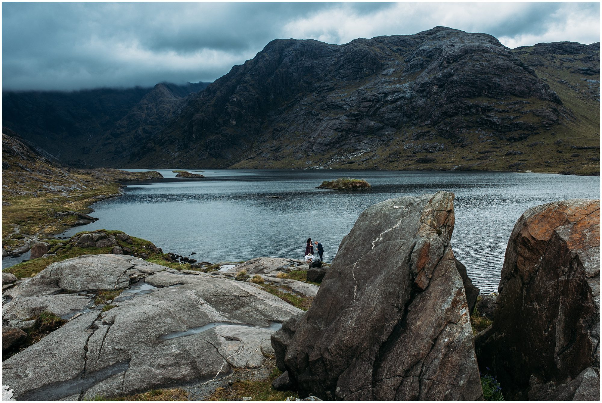 Vow renewal photography Loch Coruisk Isle of Skye