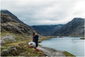 Vow renewal photography Loch Coruisk Isle of Skye
