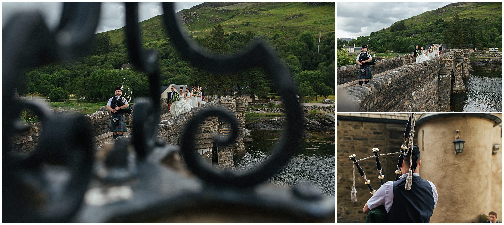 Eilean Donan Castle wedding photographer, eilean Iarmain hotel wedding photography