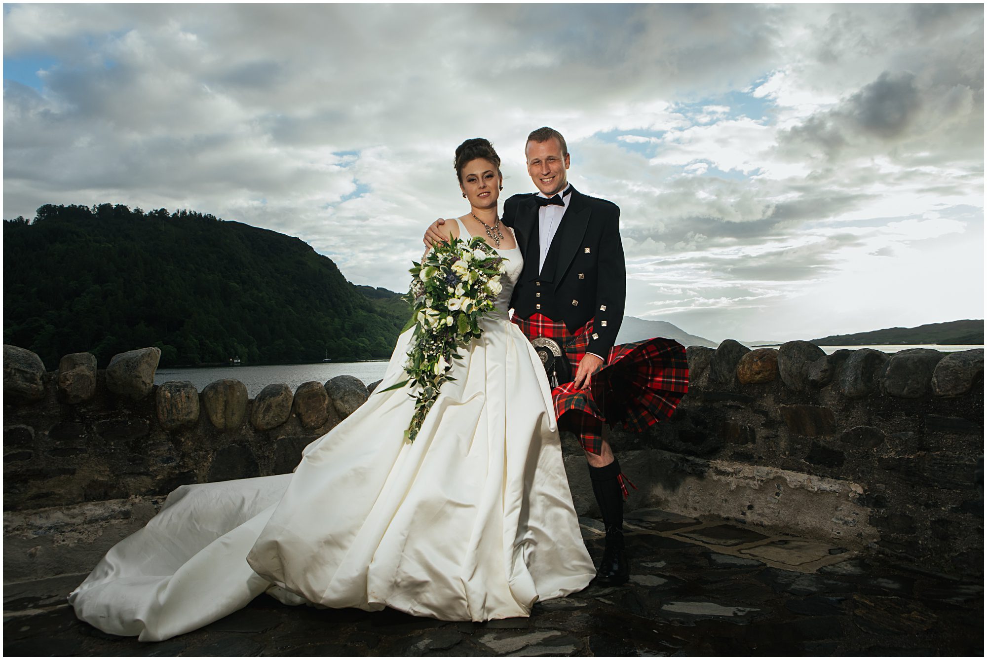 Eilean Donan Castle wedding photographer, eilean Iarmain hotel wedding photography