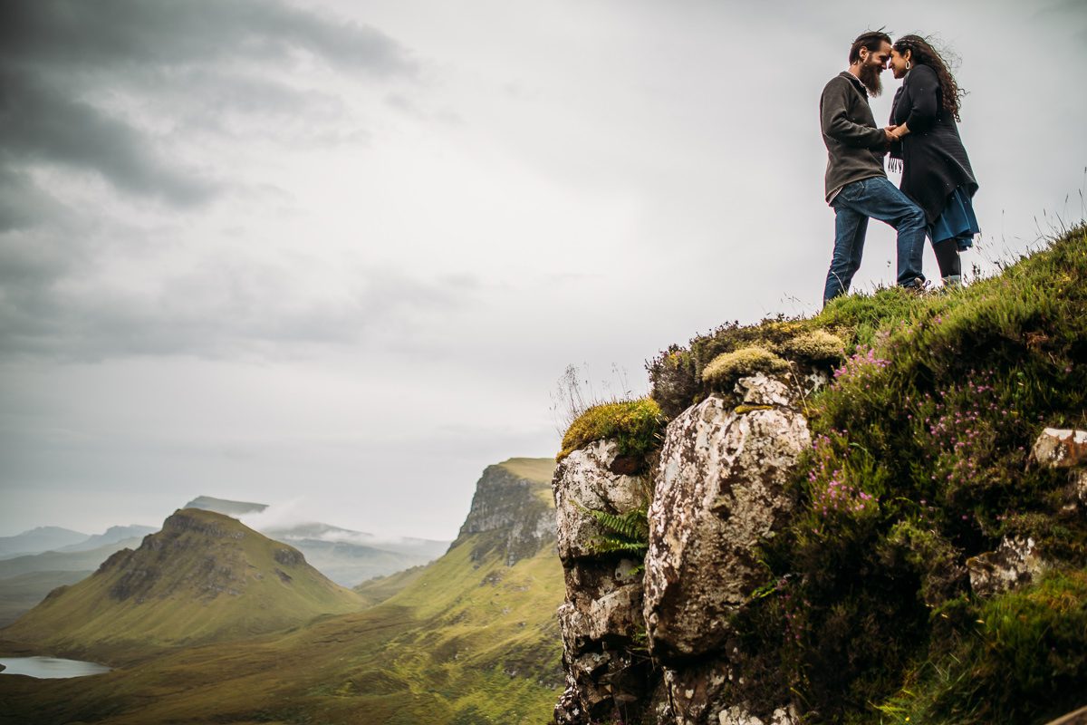Elopement photography at Quiraing Isle of Skye