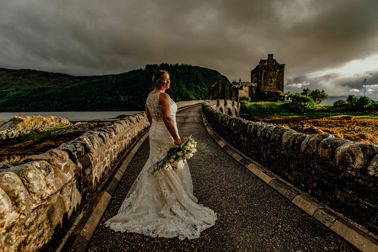 Eilean Donan Castle Isle of Skye wedding photographer