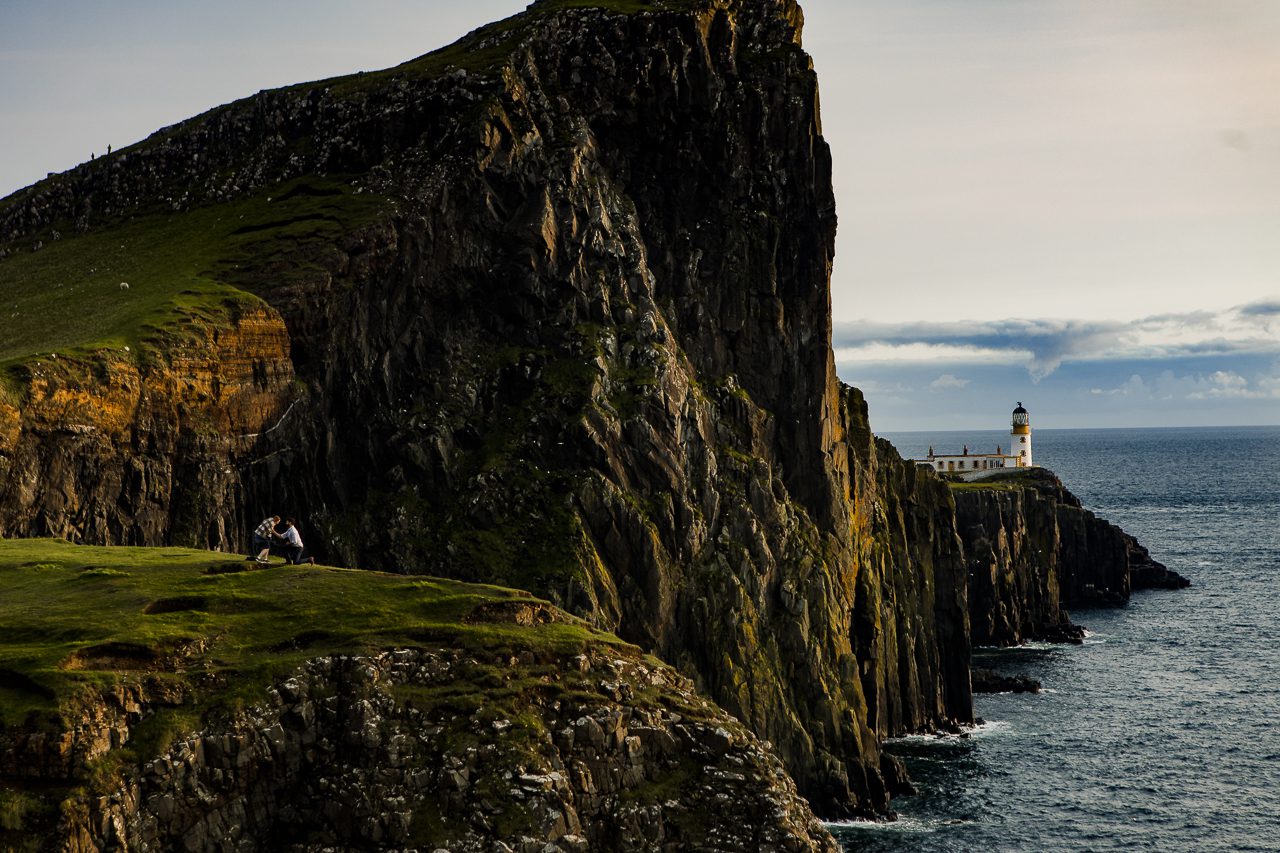 Proposal photography at Neist Point Isle of Skye