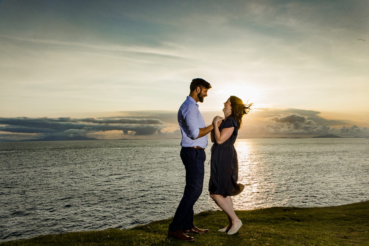 Proposal photography at Neist Point Isle of Skye