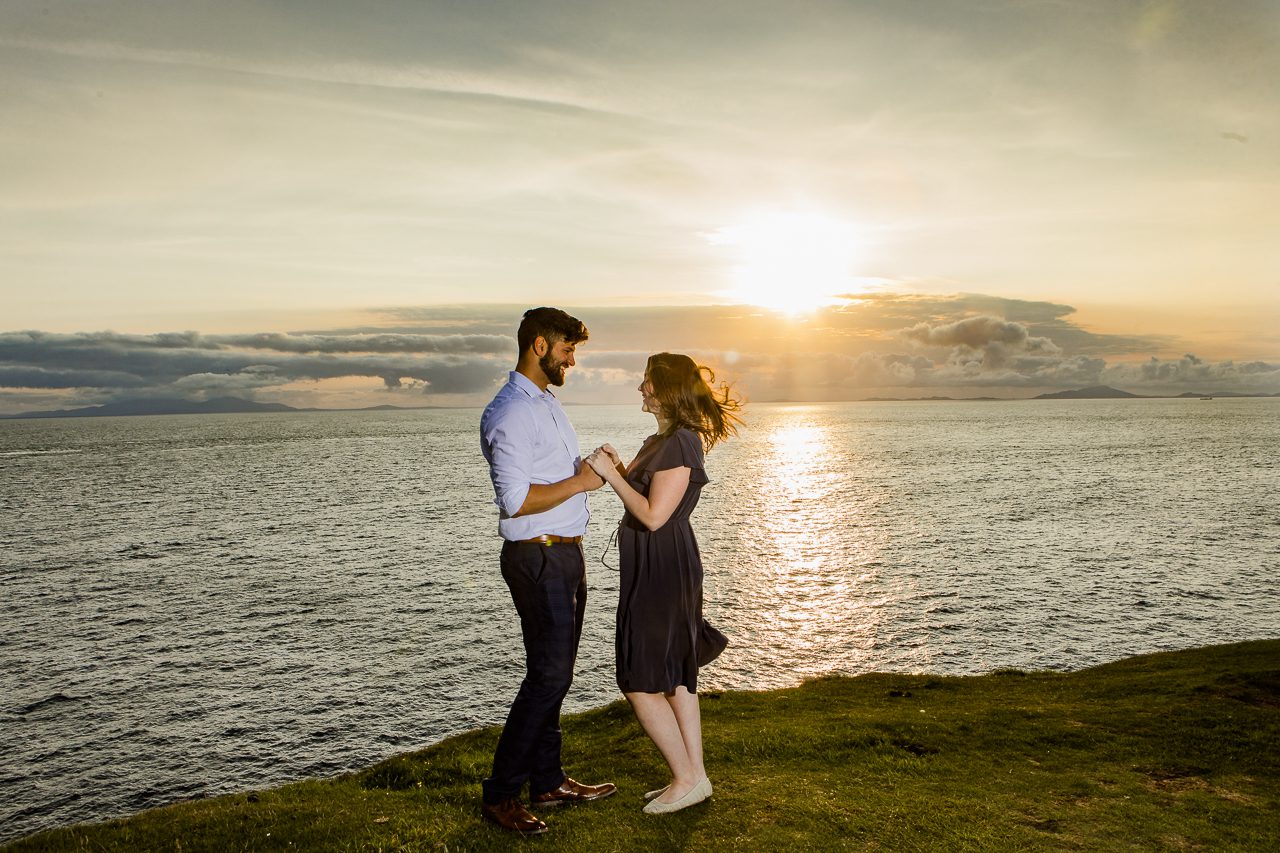 Proposal photography at Neist Point Isle of Skye