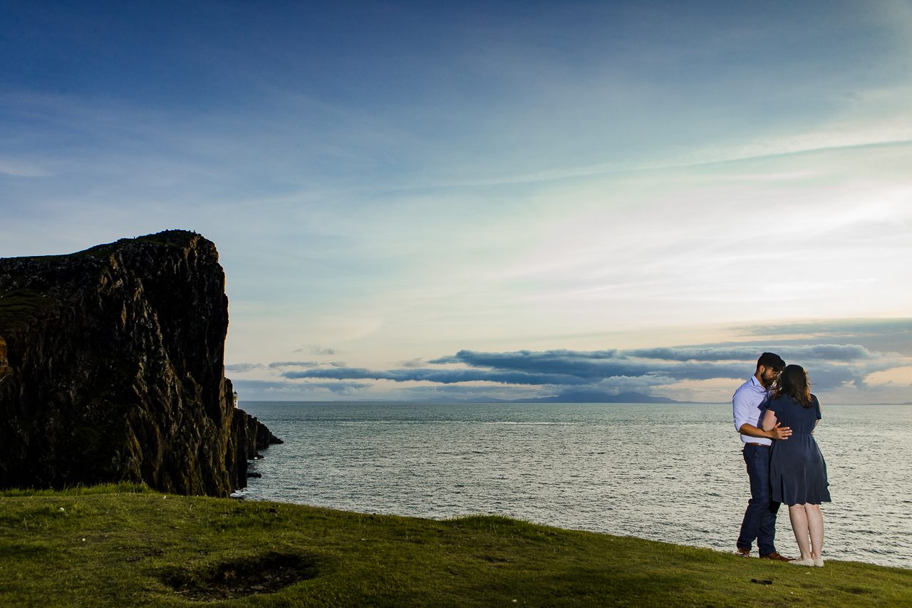Proposal photography at Neist Point Isle of Skye