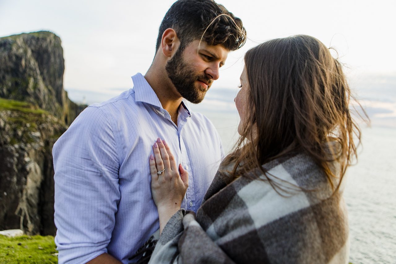 Proposal photography at Neist Point Isle of Skye