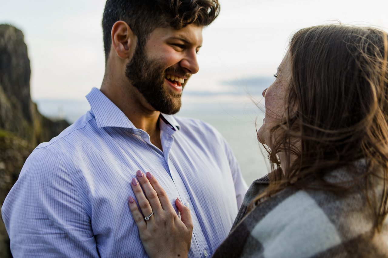 Proposal photography at Neist Point Isle of Skye