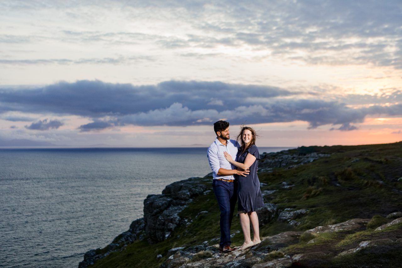 Proposal photography at Neist Point Isle of Skye