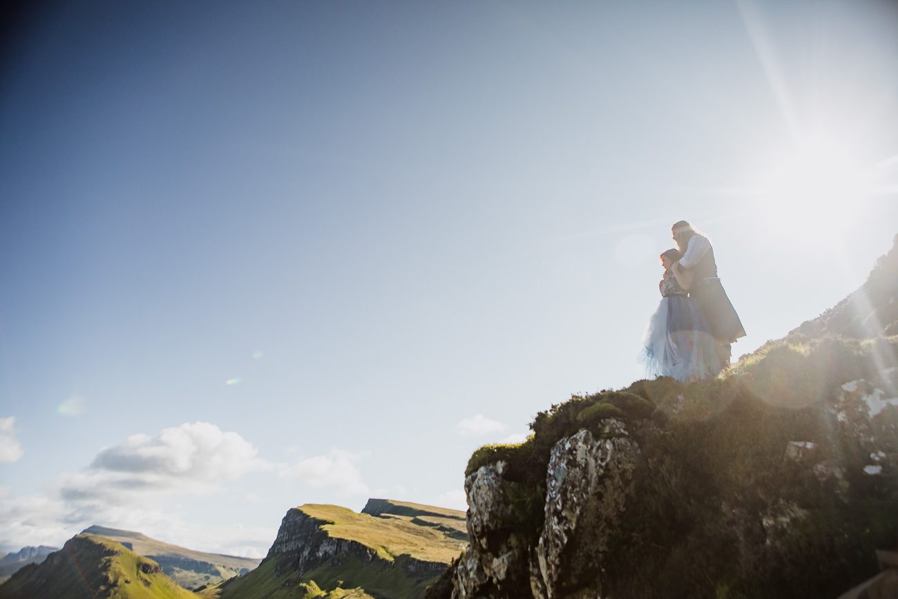 Vow renewal elopement Isle of Skye Quiraing