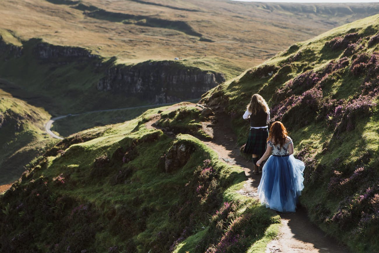 Vow renewal elopement Isle of Skye Quiraing