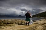 Wedding anniversary dance at Elgol Isle of Skye