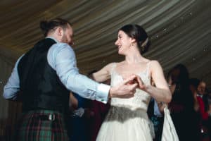First dance Dornie Hall Eilean Donan Castle wedding photography