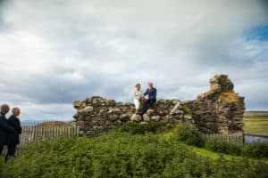 Elopement photography Isle of Skye Scottish castle