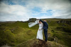 Fairy Glen elopement couple shoot Isle of Skye
