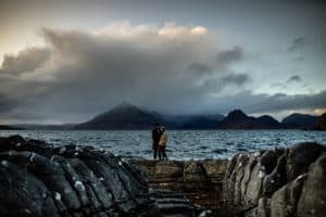 dventure couple shoot Isle of Skye Cuillins