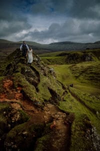 Elopement wedding photography Fairy Glen Isle of Skye