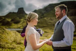 Elopement wedding photography Fairy Glen Isle of Skye