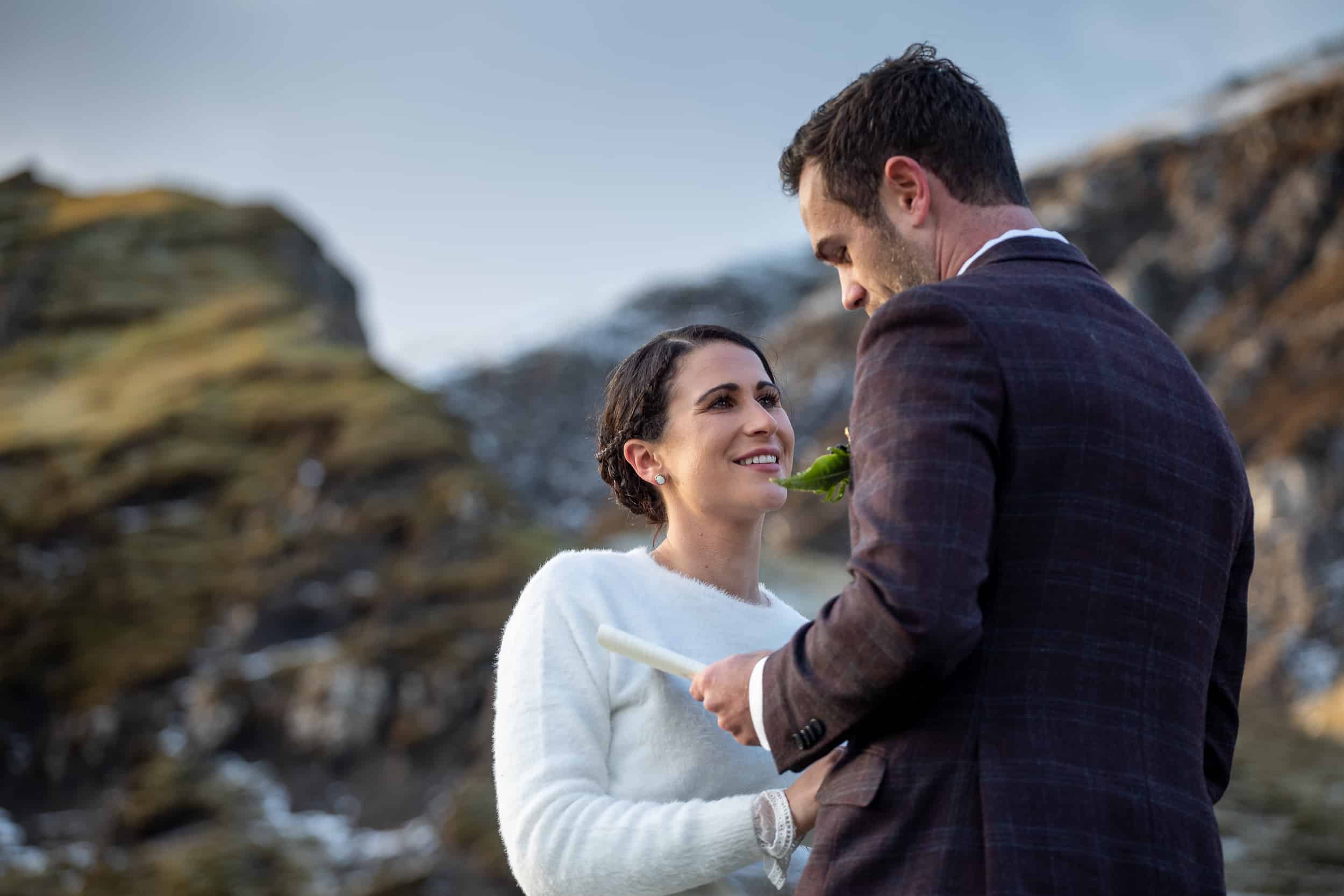 Elopement Photography Quiraing Isle of Skye sunset ceremony quaich