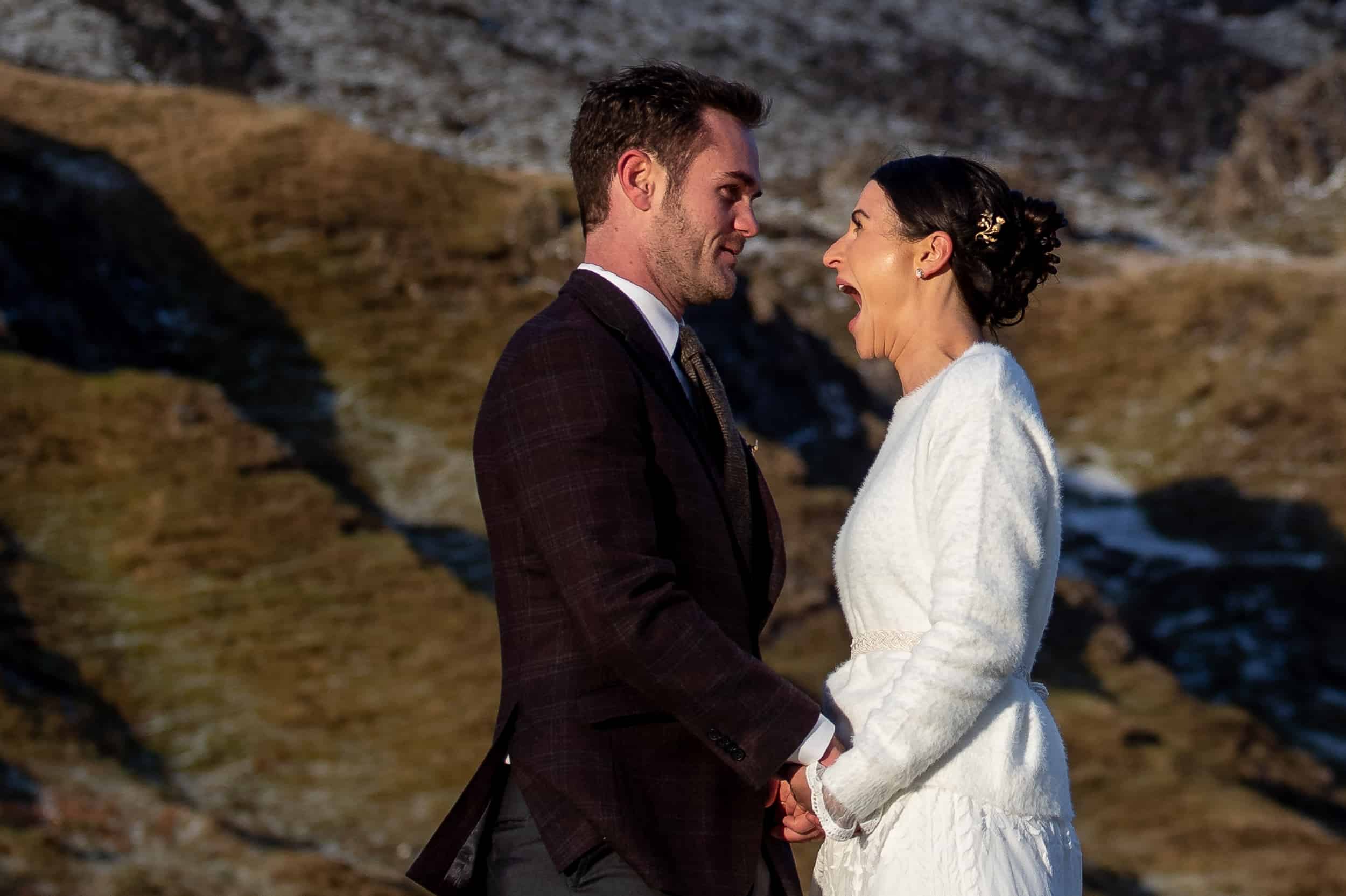 Elopement Photography Quiraing Isle of Skye sunset ceremony quaich