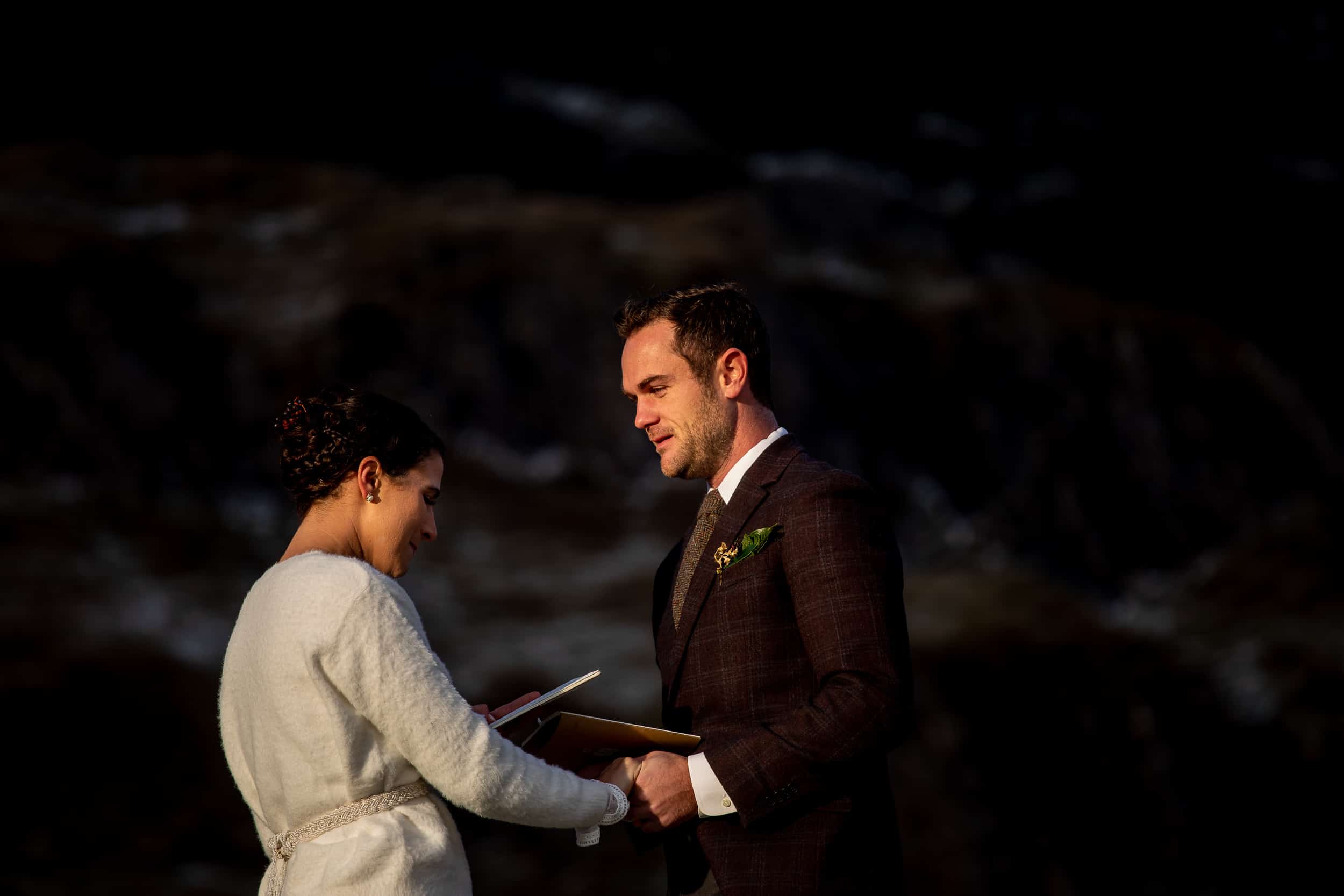 Elopement Photography Quiraing Isle of Skye sunset ceremony quaich