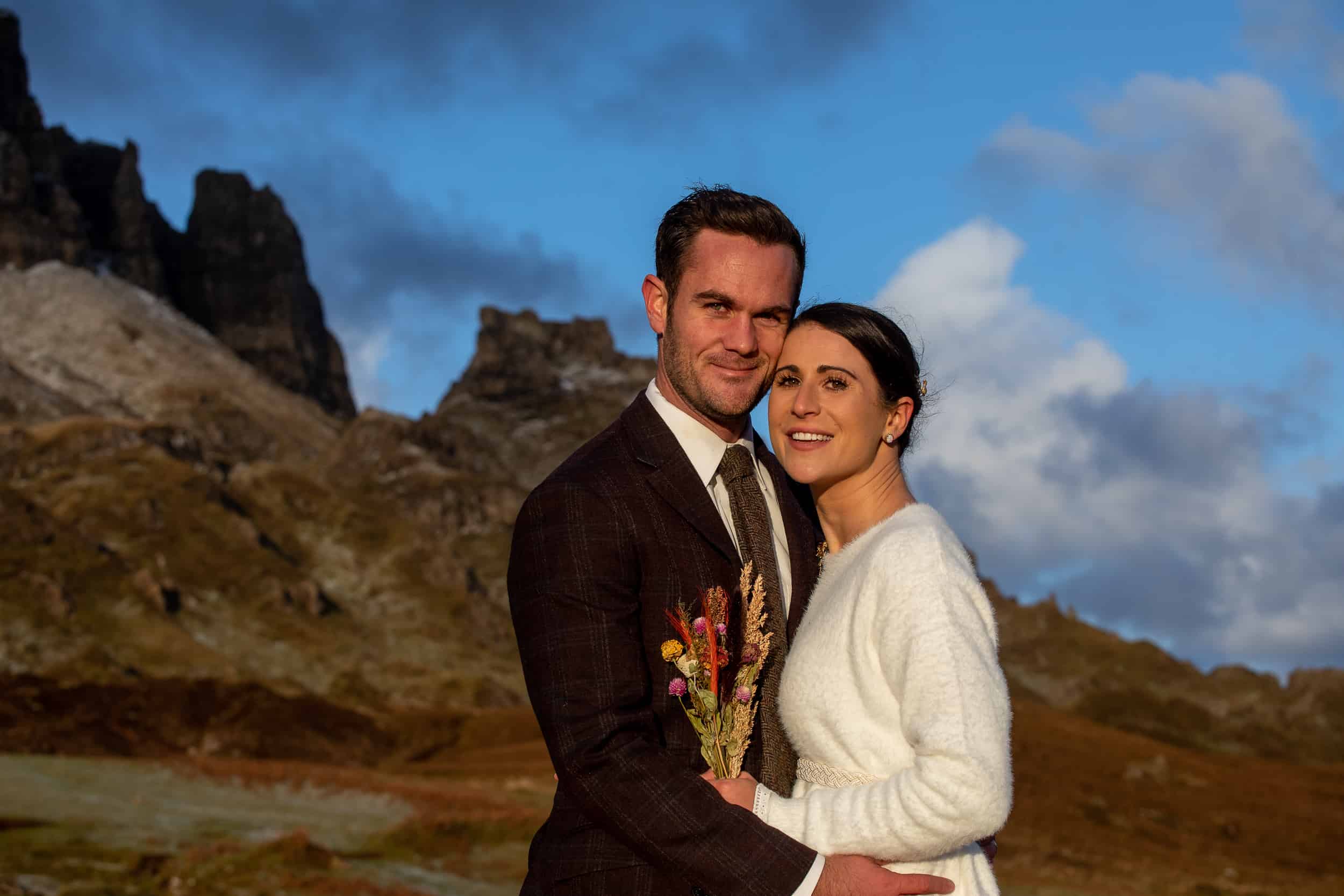 Elopement Photography Quiraing Isle of Skye sunset ceremony quaich