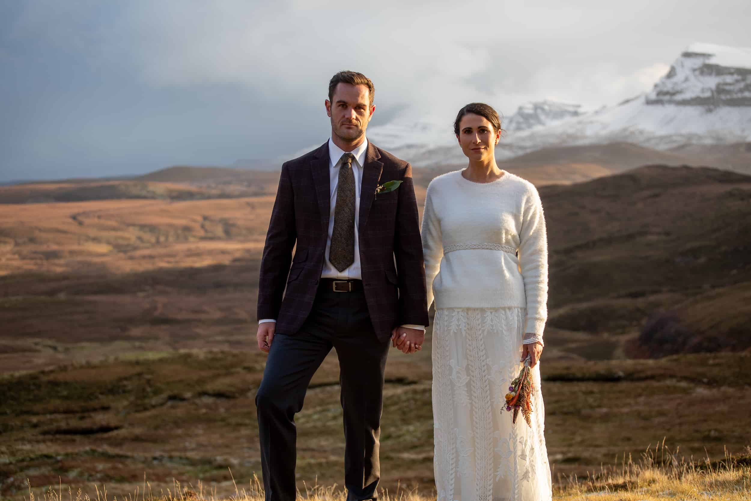 Elopement Photography Quiraing Isle of Skye sunset ceremony quaich