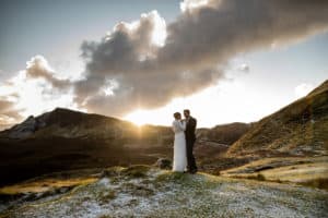 Elopement Photography Quiraing Isle of Skye sunset ceremony quaich