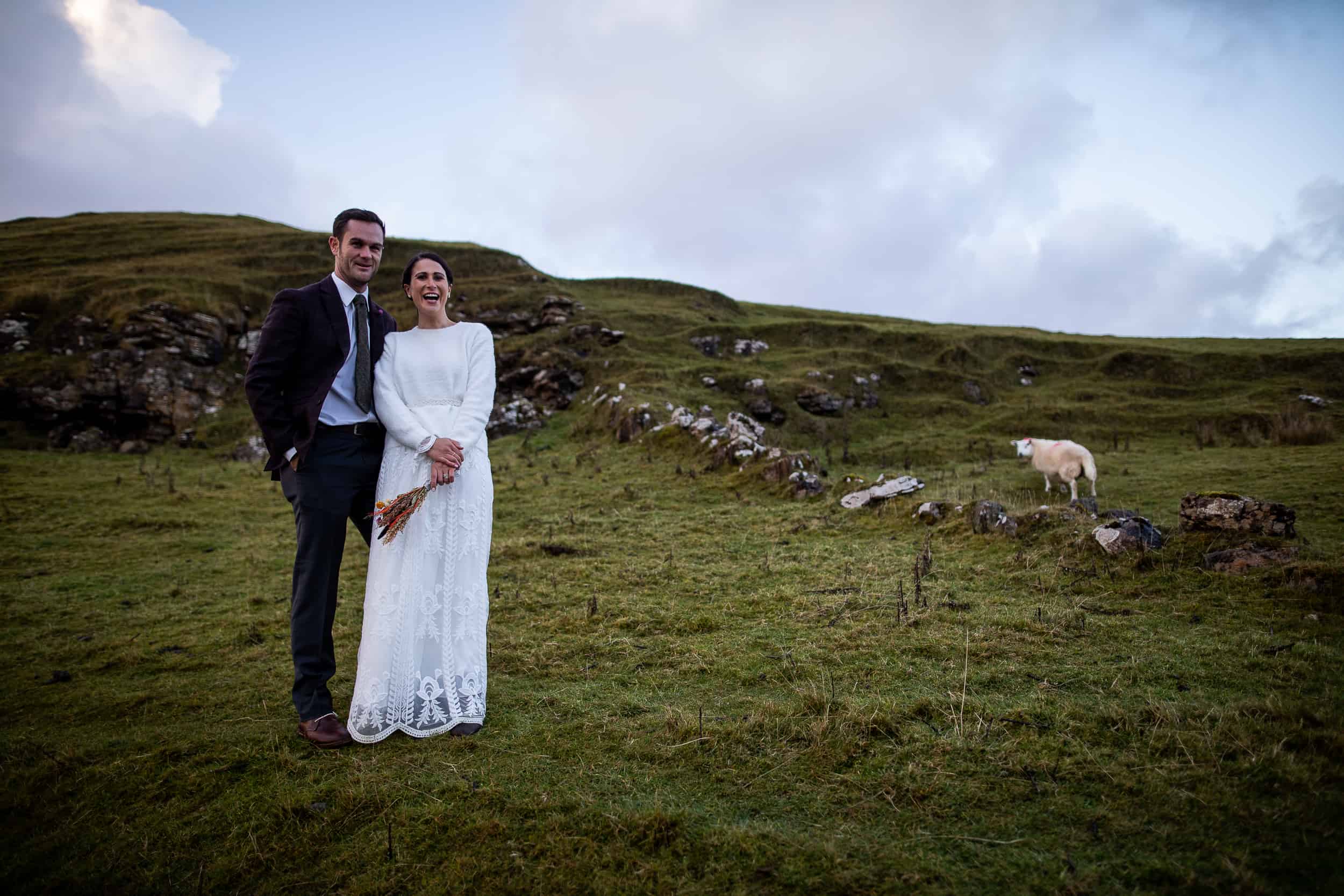 Elopement Photography Brothers Point Isle of Skye