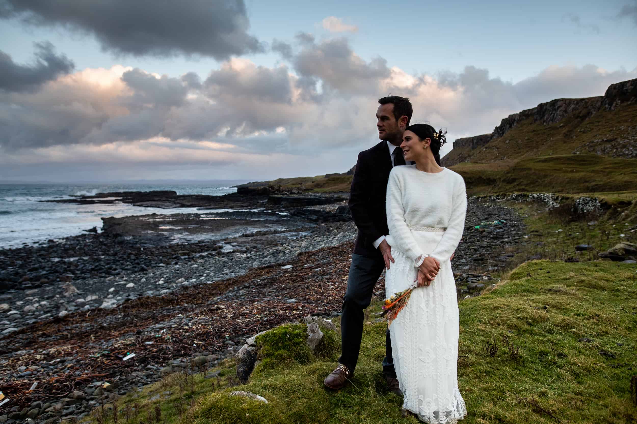 Elopement Photography Brothers Point Isle of Skye