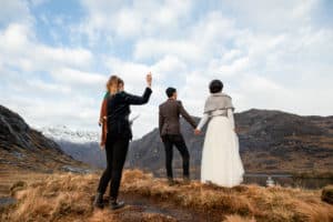 Winter elopement wedding Isle of Skye Scotland