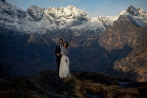 Winter elopement wedding Isle of Skye Scotland