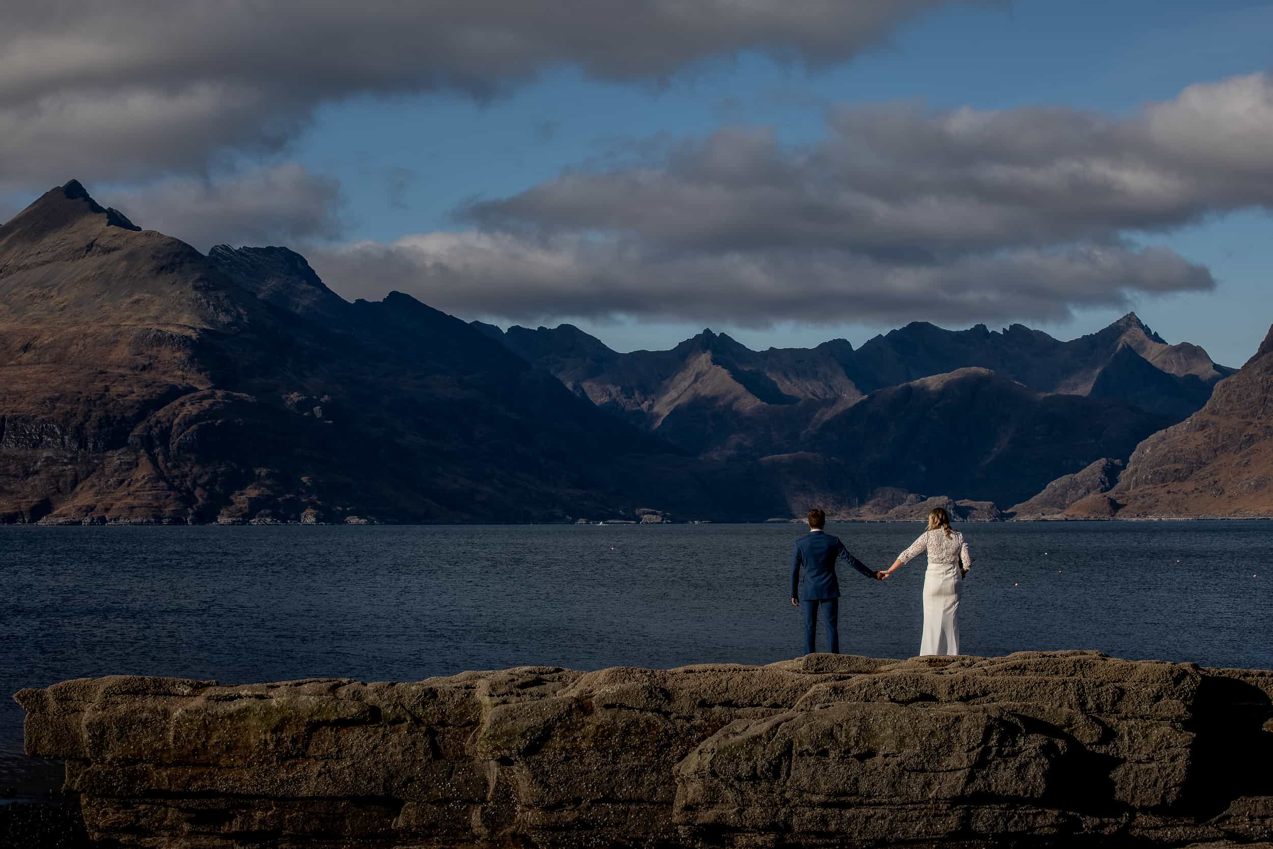 Isle of Skye elopement at Elgol and Cuillin ridge