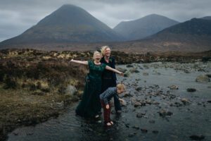 Elopement photography Isle of Skye, Sligachan