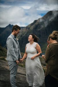Secret elopement wedding, Loch Coruisk, Isle of Skye