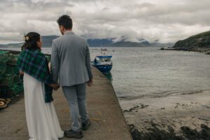Secret elopement wedding, Loch Coruisk, Isle of Skye