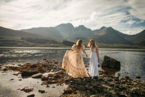 Tatiana and Fiona's beautiful summer wedding at Eilean Donan Castle