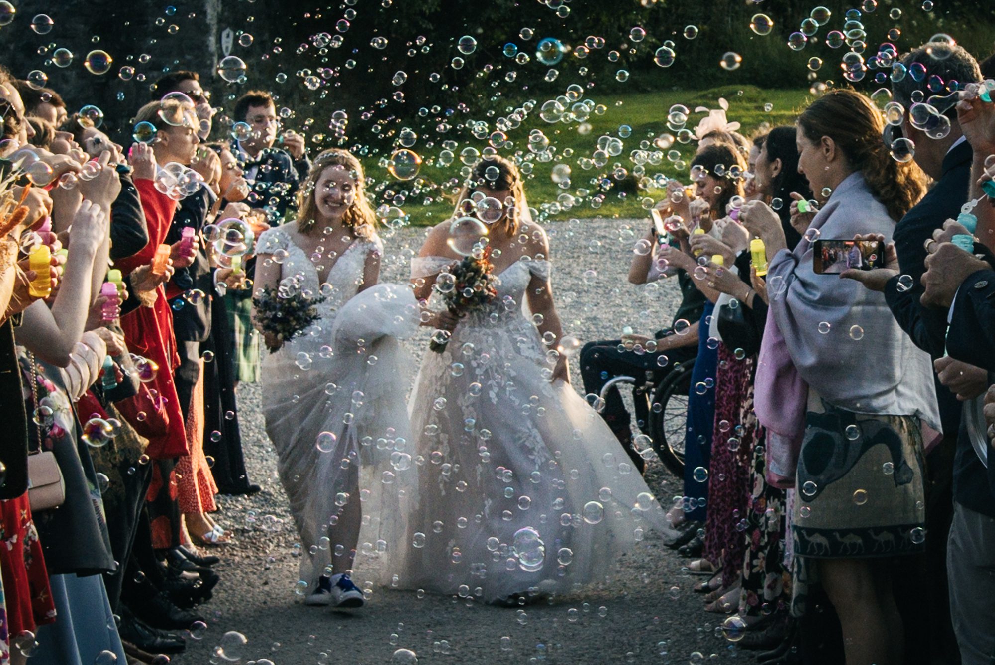 Tatiana and Fiona's beautiful summer wedding at Eilean Donan Castle