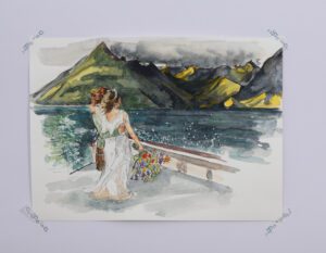 Outstanding wedding painter and artist Isle of Skye