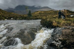 outdoor wedding ceremony Isle of skye