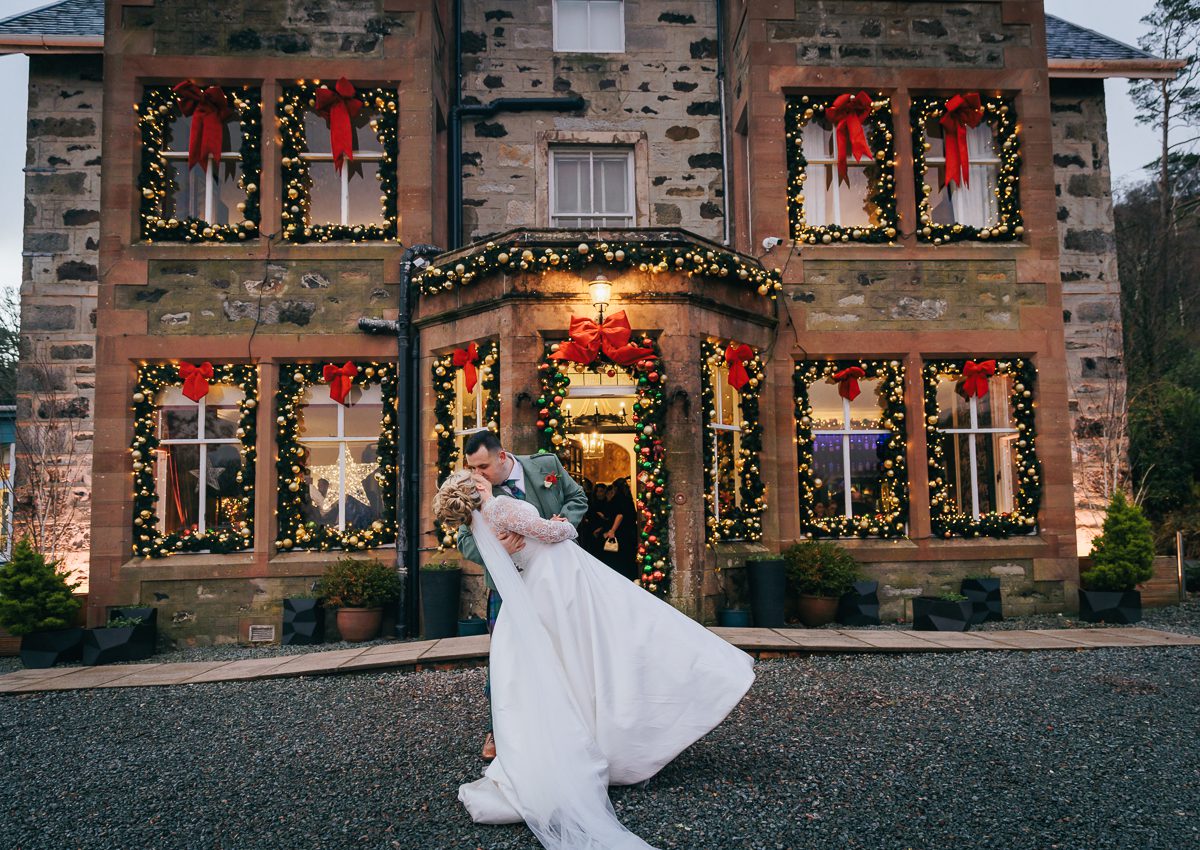 Christmas wedding Duisdale Hotel Isle of Skye